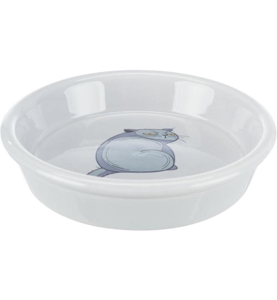 TRIXIE - Écuelle en céramique avec un motif de 0.25 l, ø13 cm