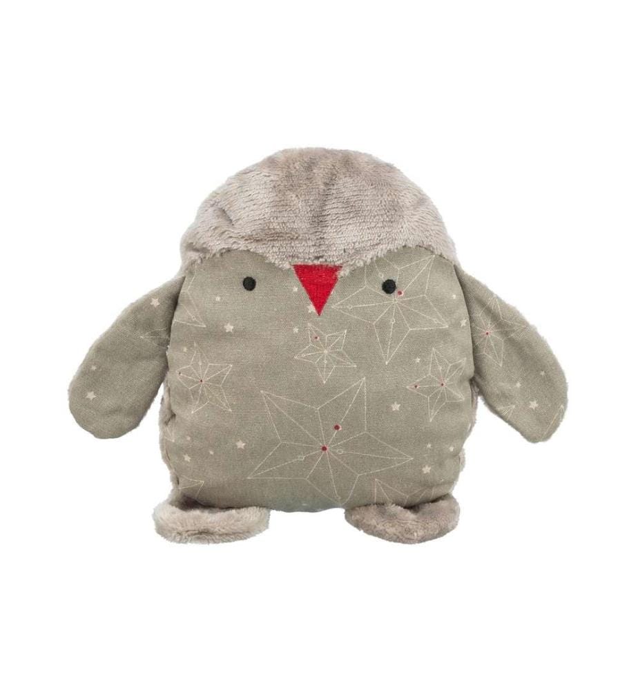 TRIXIE - Jouet pour chien Pingouin de Noël, 24 cm, gris