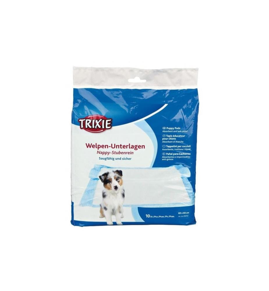 TRIXIE - Serviettes hygiéniques Nappy Chien d'appartement, 60 x 60 cm, 10 pcs.