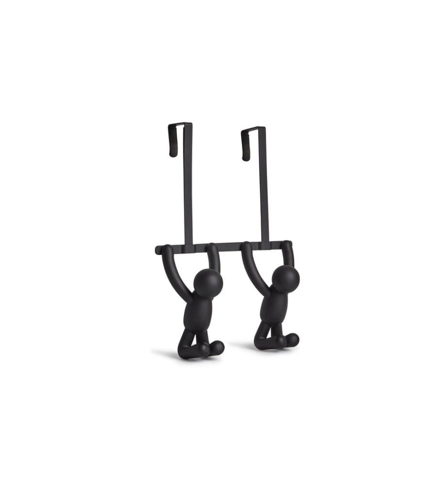 UMBRA - Accroche-porte Buddy 2 crochets, noir