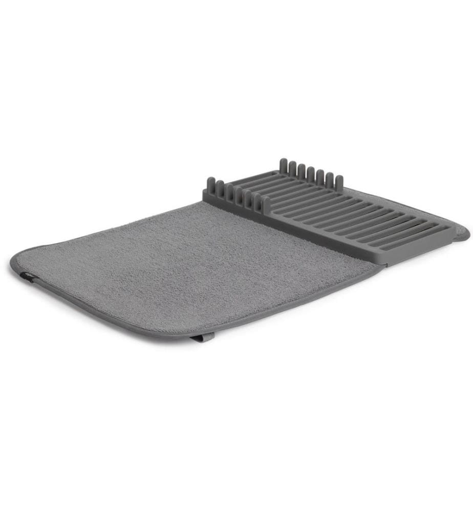 UMBRA - Tapis égouttoir Udry Mini pliable, gris