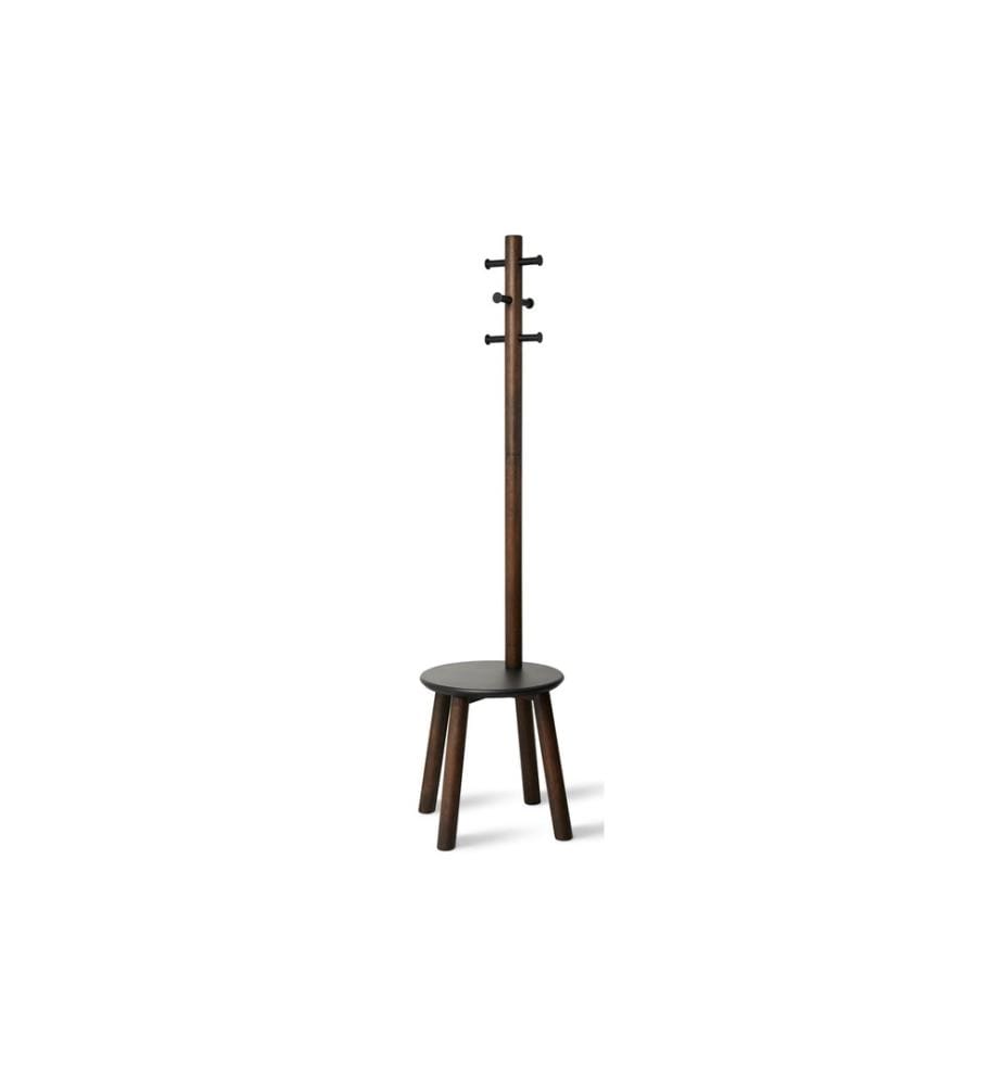 UMBRA - Porte-manteau Pillar avec tabouret, 165 cm