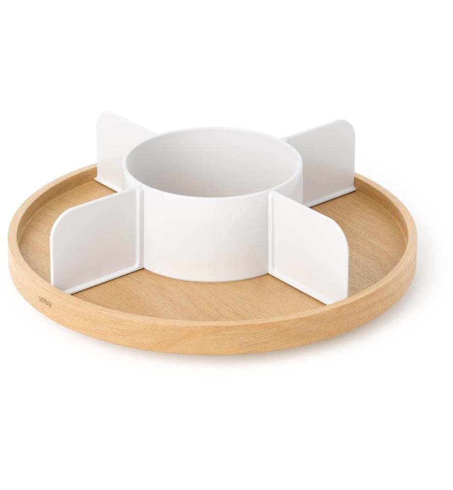 UMBRA - Porte-ustensiles de cuisine Bellwood Nature/Blanc