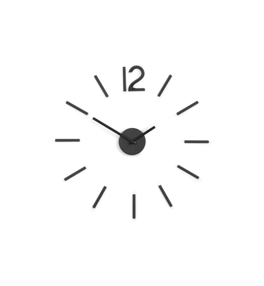 UMBRA - Horloge murale Blink Noir