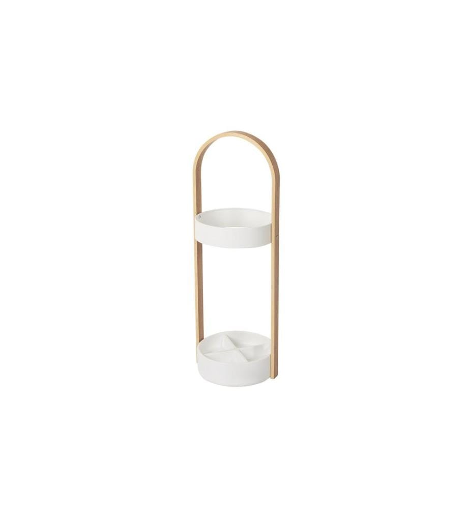 UMBRA - Pied de parasol Hub Blanc/nature