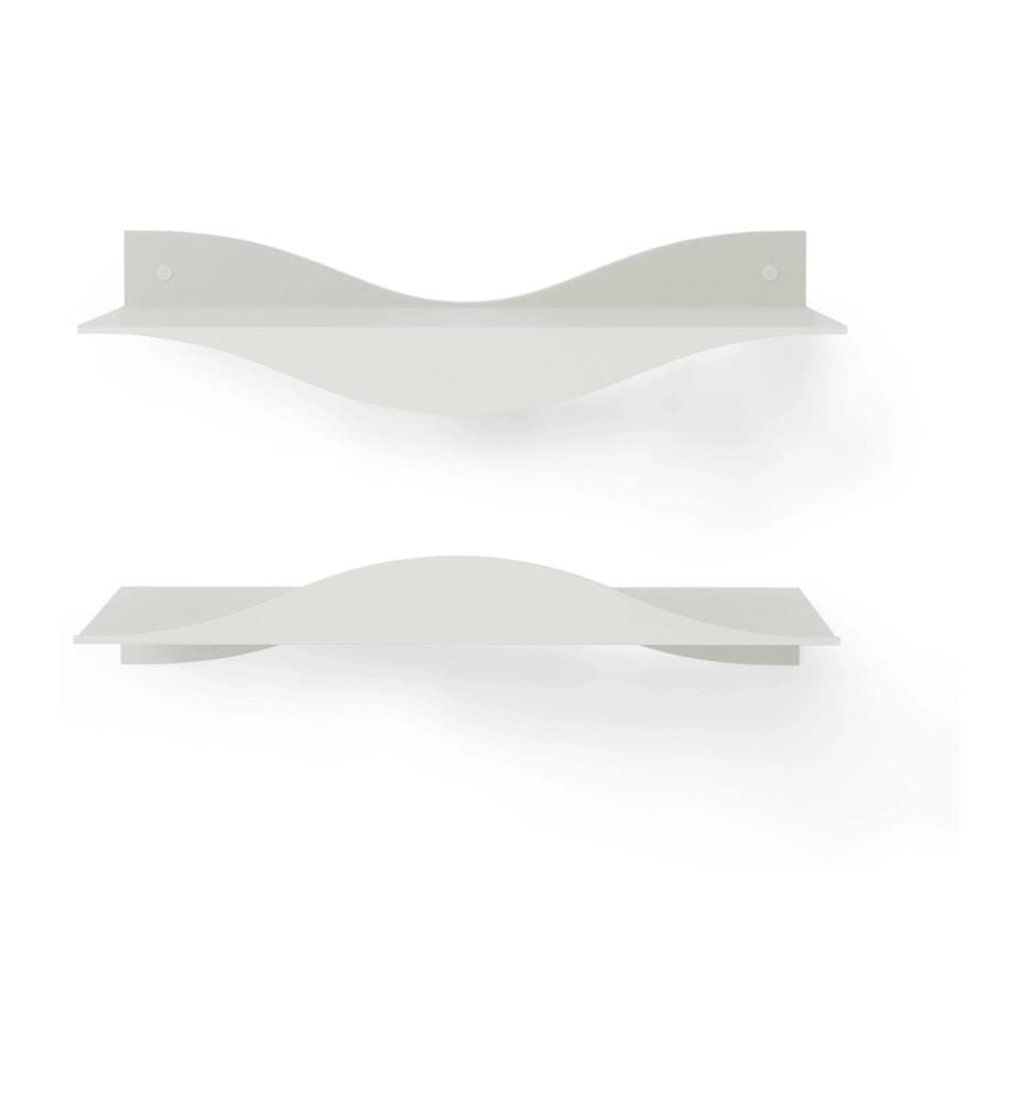 UMBRA - Étagère murale Set de 2 Surf, 43 x 18 x 10 cm, Sabler