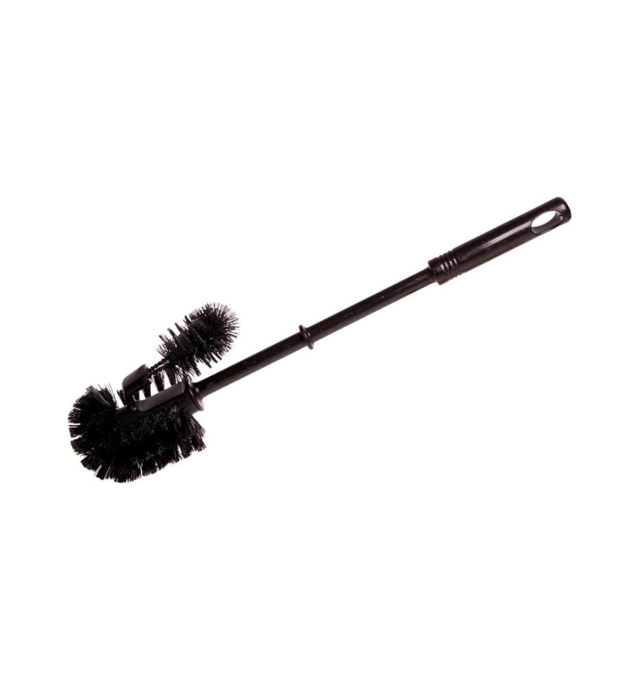 EDI CLEAN - Brosse à toilettes avec nettoyeur de bords Noir