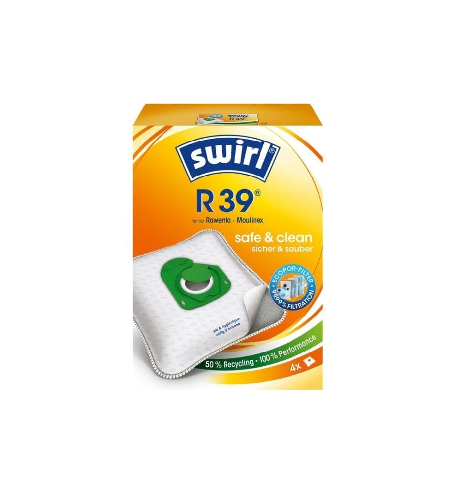 SWIRL - Sac filtrant pour aspirateur R 39, 4 Pièce/s