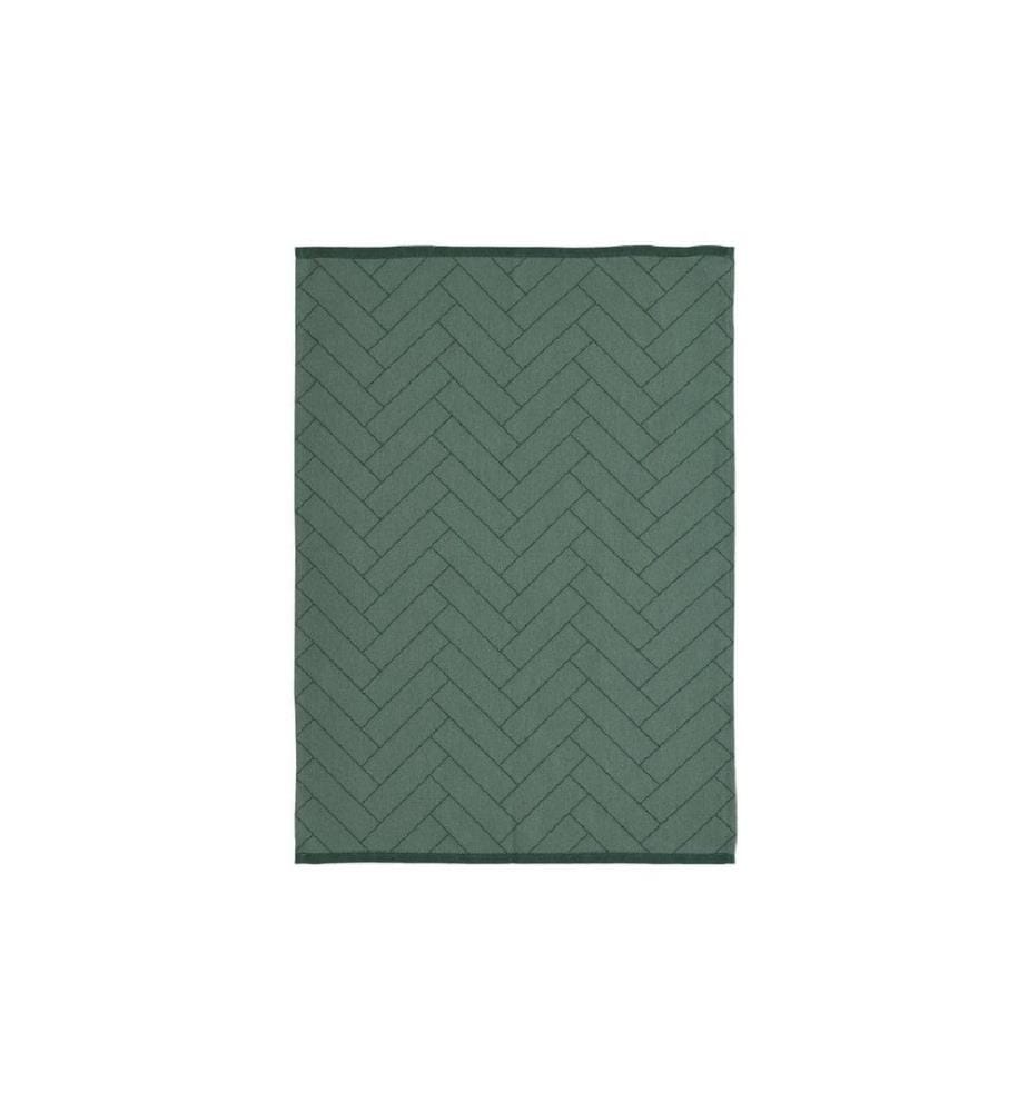 Södahl Torchon pour la vaisselle Tiles Vert foncé