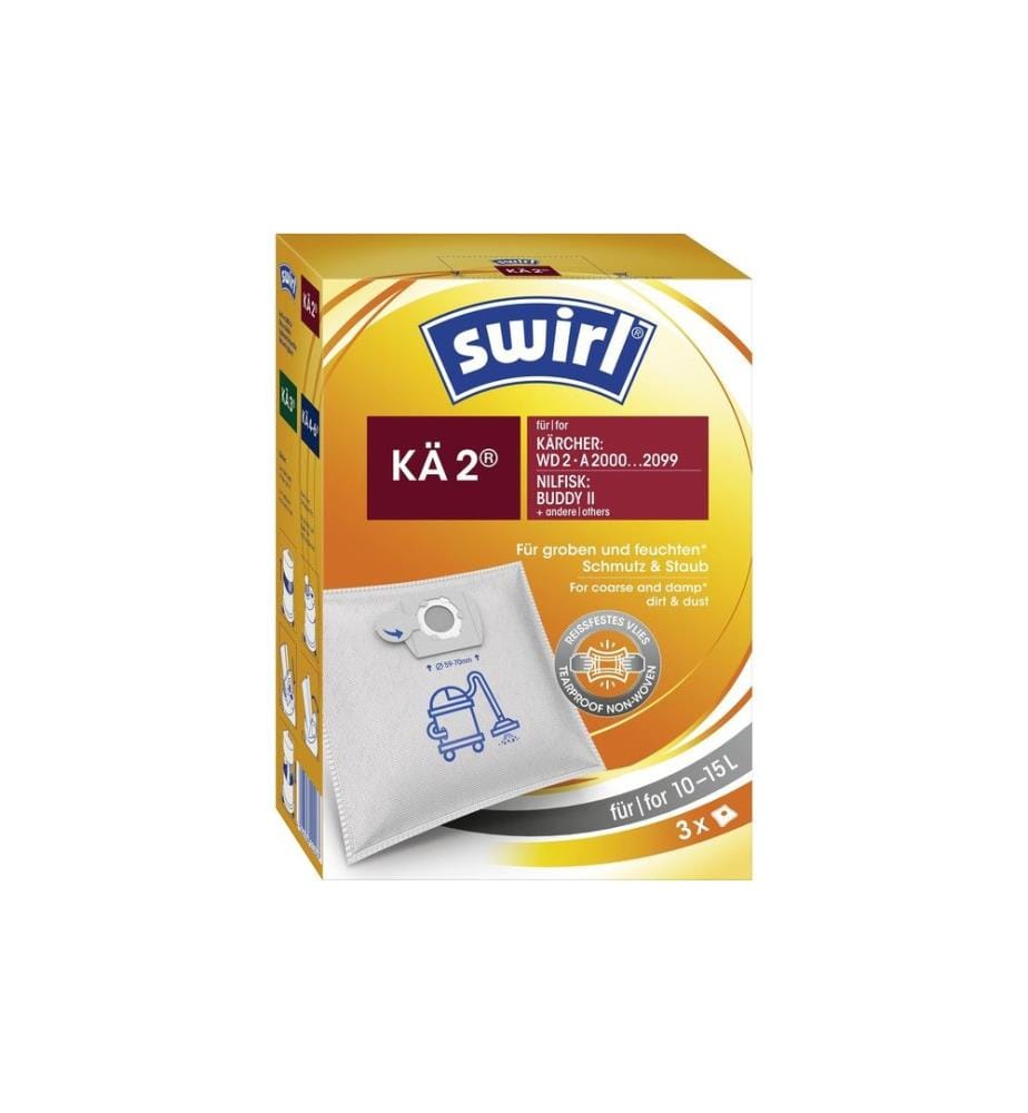 SWIRL - Sac filtrant pour aspirateur KÄ 2, 3 Pièce/s