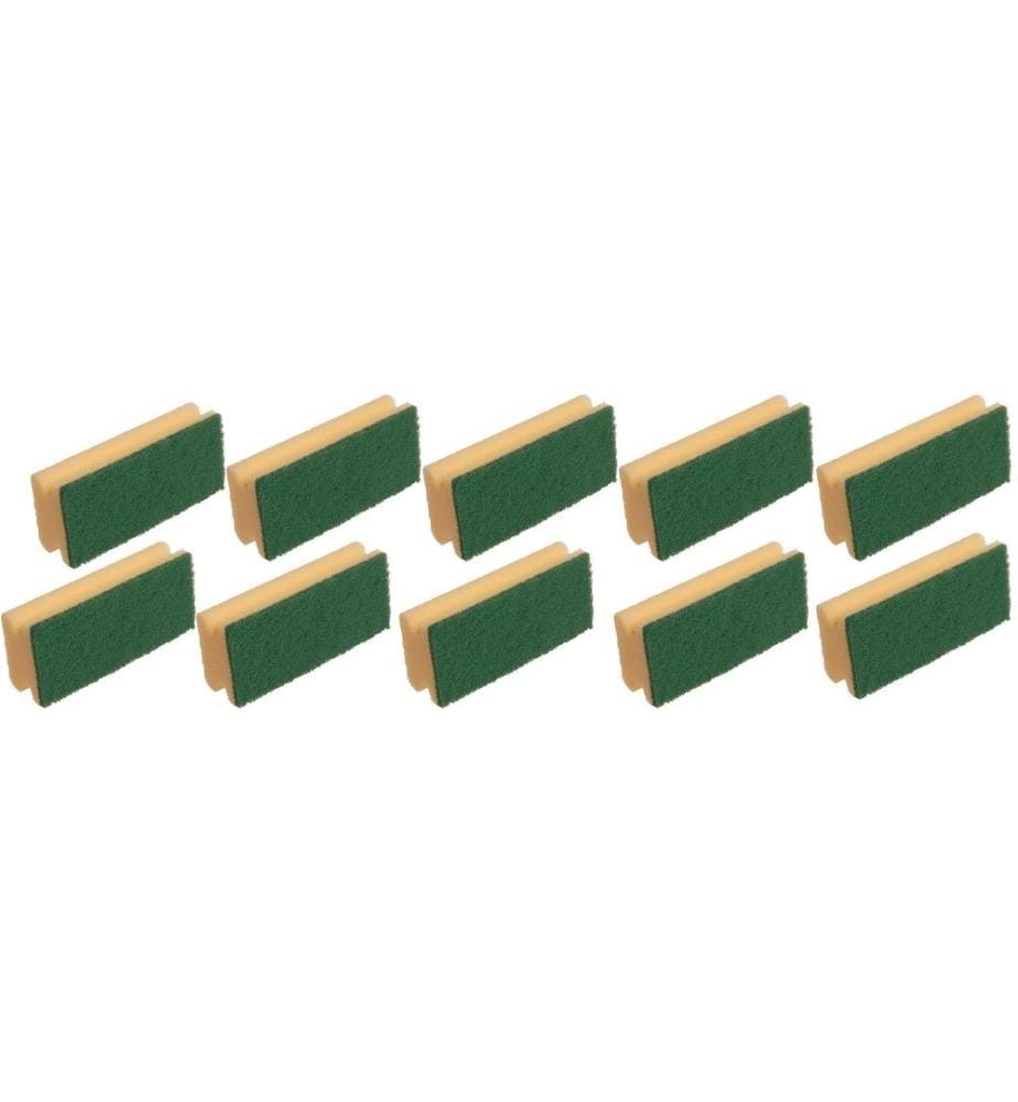 EDI BAUR - Éponge Basic 10 Pièce/s, Jaune/vert