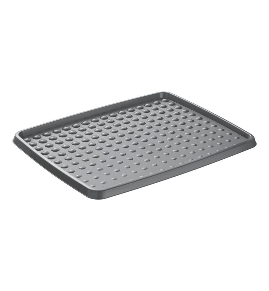 ROTHO - Tapis égouttoir Drops pour chaussures Gris foncé