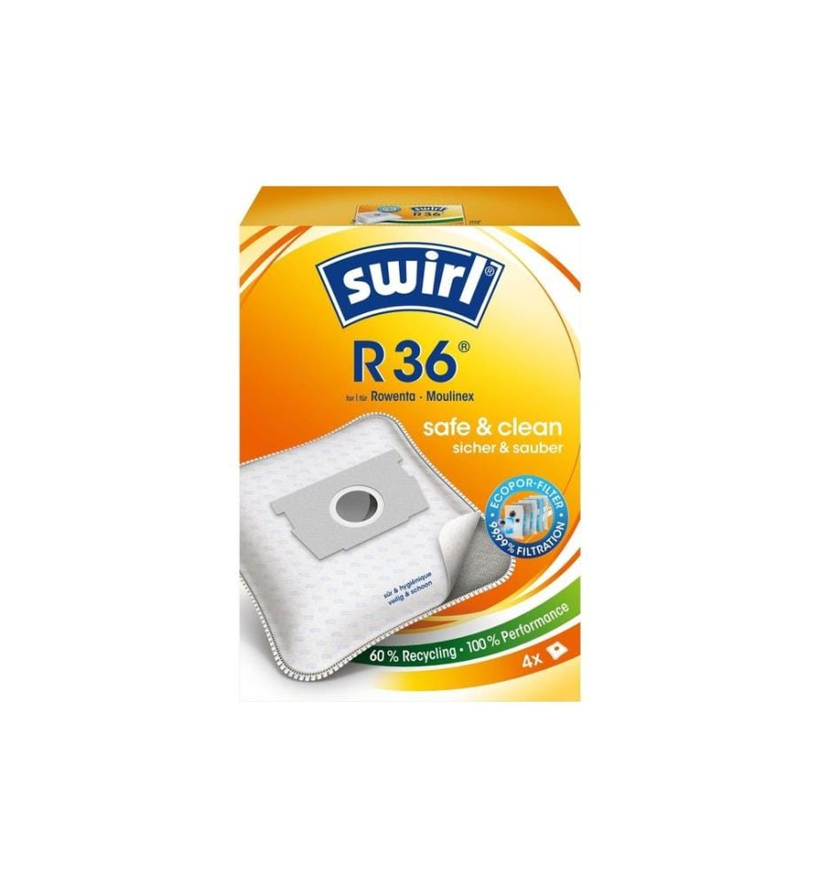 SWIRL - Sac filtrant pour aspirateur R 36 4 Pièce/s