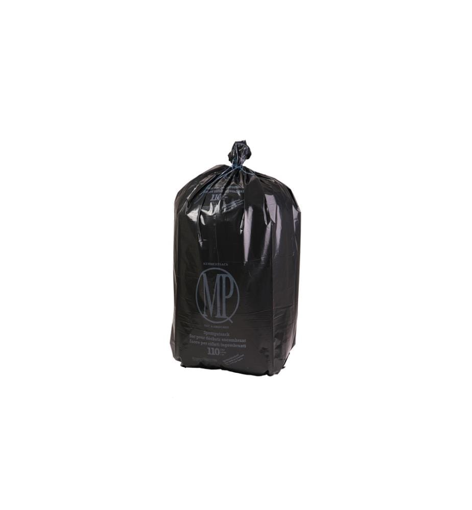 HAUSHALTSWARE - Sac à ordures ménagères 110 litres, 15 rouleaux de 10 pcs