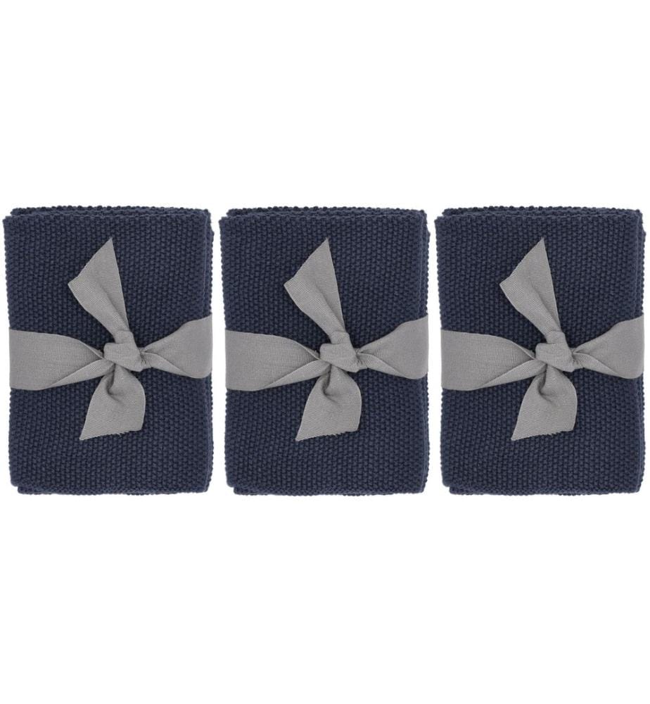Södahl Torchon à vaisselle Soft 3 Pièce/s, Indigo