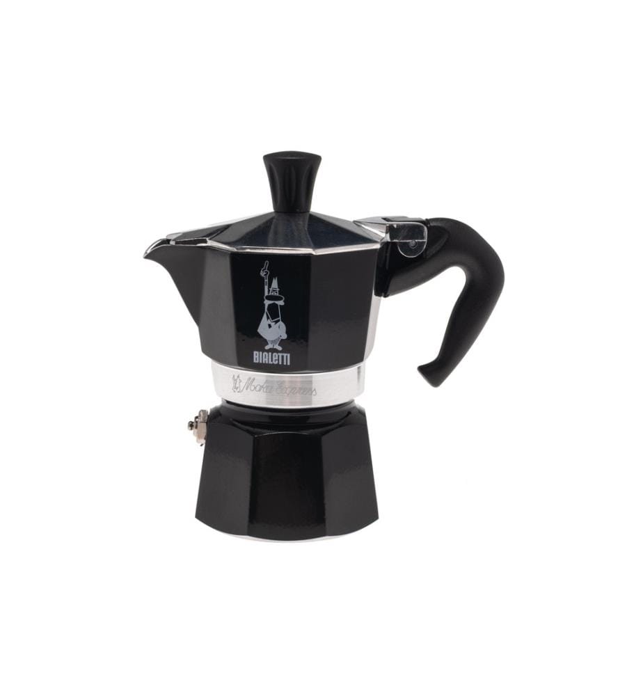 BIALETTI - Cafetière italienne Moka Express 1 tasses, Noir