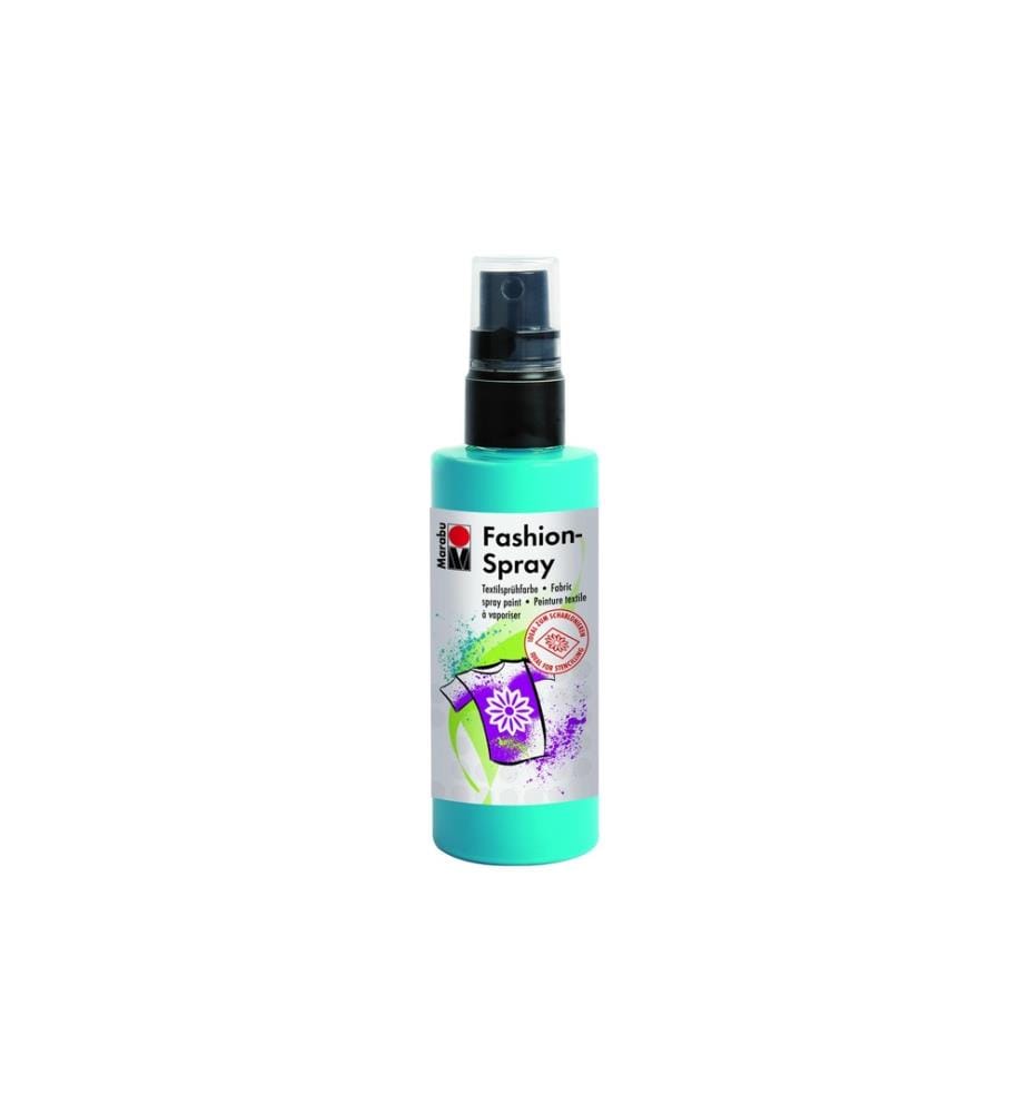 MARABU - Peinture pour textile Fashion Spray 100 ml, Turquoise