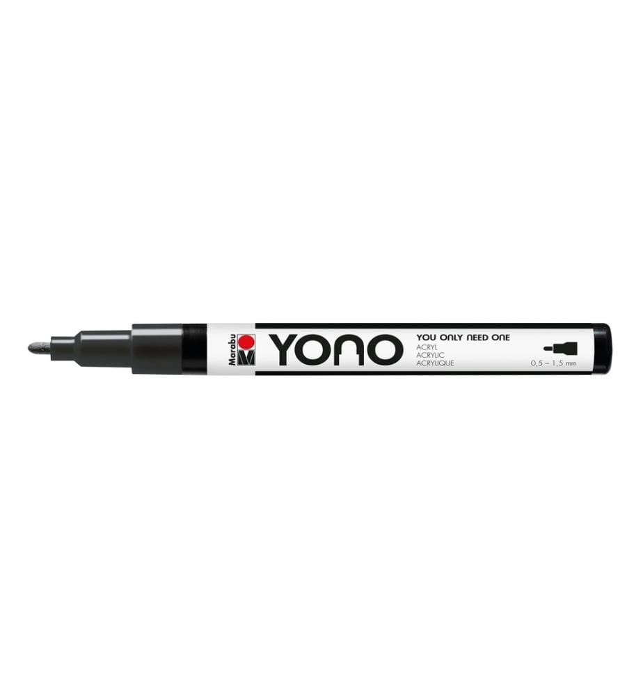 MARABU - Marqueur acrylique YONO 0.5 - 1.5 mm Noir