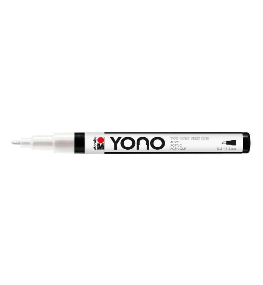 MARABU - Marqueur acrylique YONO 0.5 - 1.5 mm Blanc