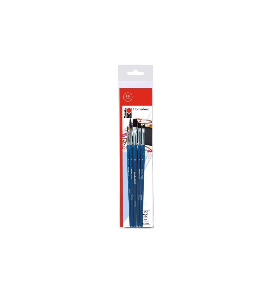 MARABU - Brosse en poils synthétiques Textile 3 Pièce/s