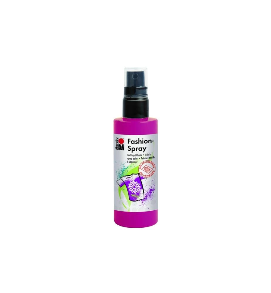 MARABU - Peinture pour textile Fashion Spray 100 ml, Fuchsia