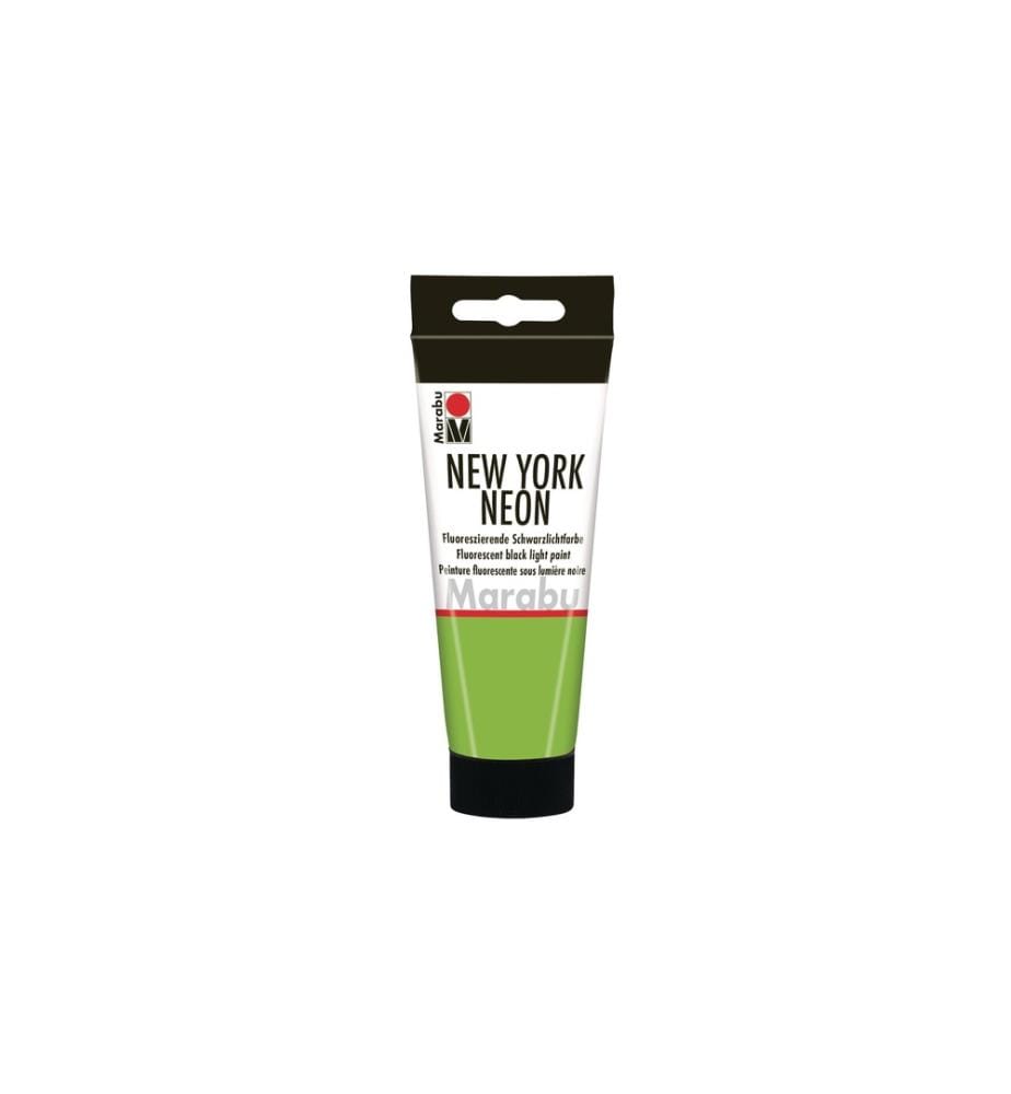 MARABU - Peinture fluorescente sous lumière noire New York Neon 100 ml, Vert