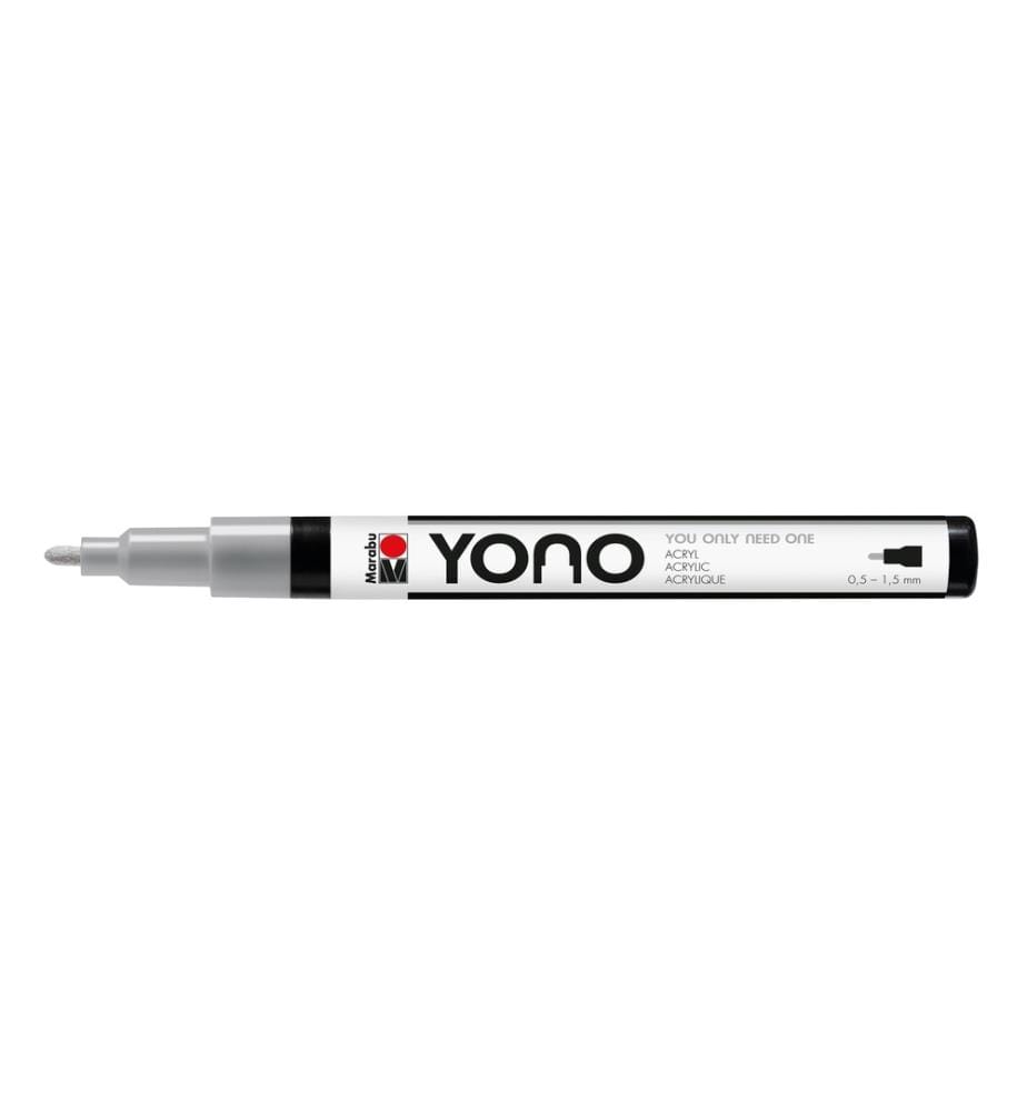 MARABU - Marqueur acrylique YONO 0.5 - 1.5 mm Gris