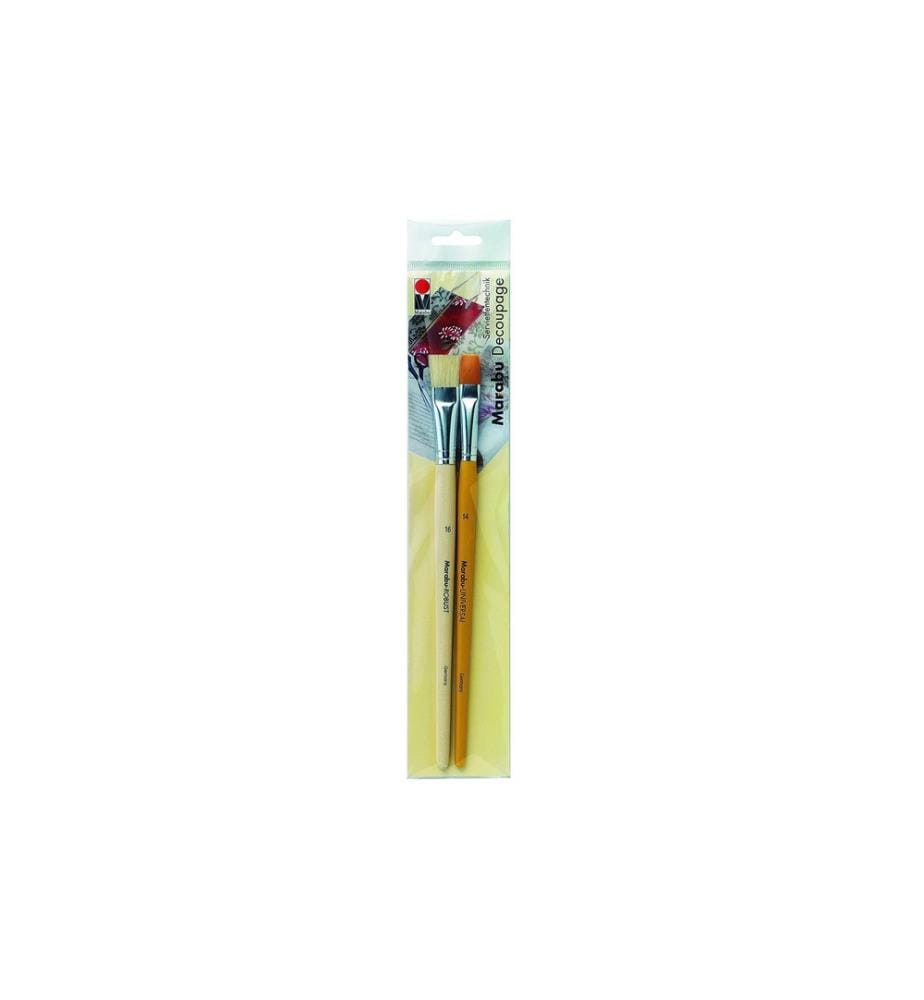MARABU - Brosse à poils Découpage 2 Pièce/s