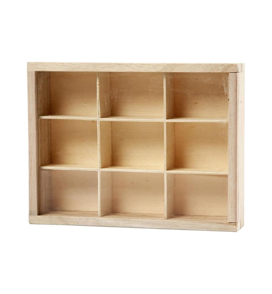 CREATIV COMPANY - Article en bois Set box 17 x 13 x 3.5 cm