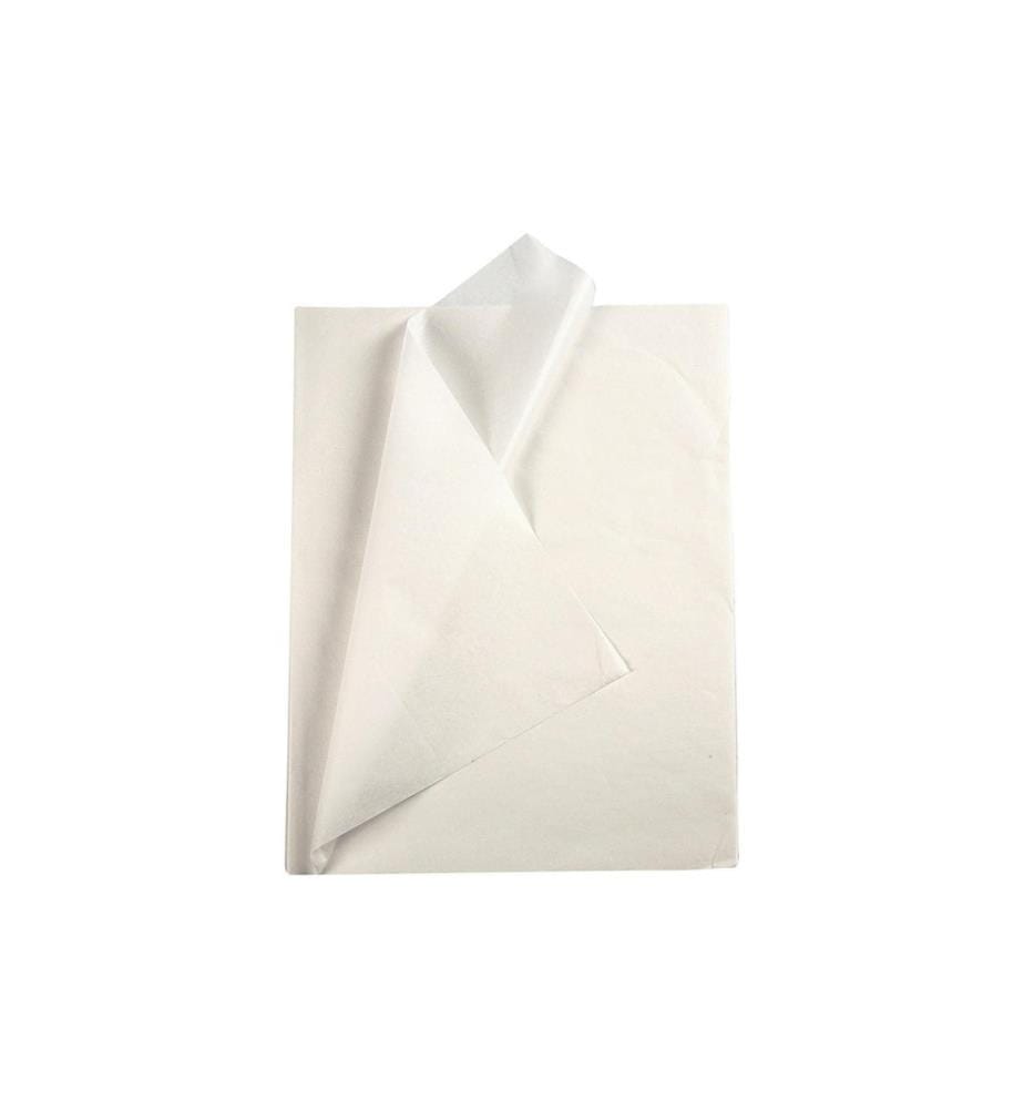 CREATIV COMPANY - Papier de soie 50 x 70 cm, 25 feuilles, Blanc