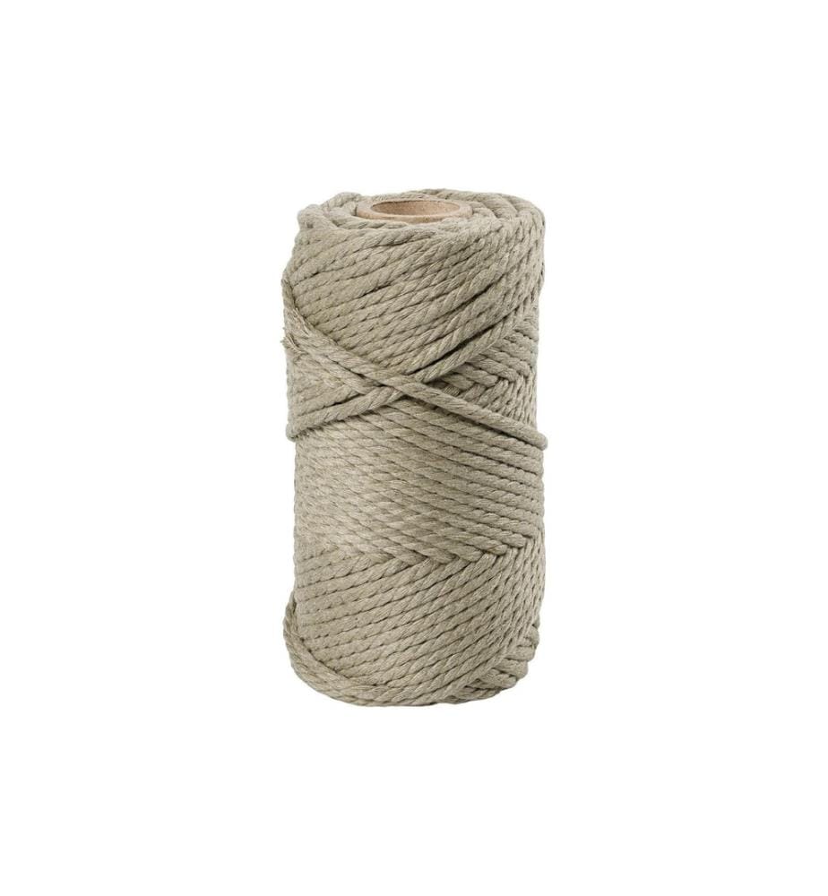 CREATIV COMPANY - Fil de coton Corde à macramé 330 g, Vert
