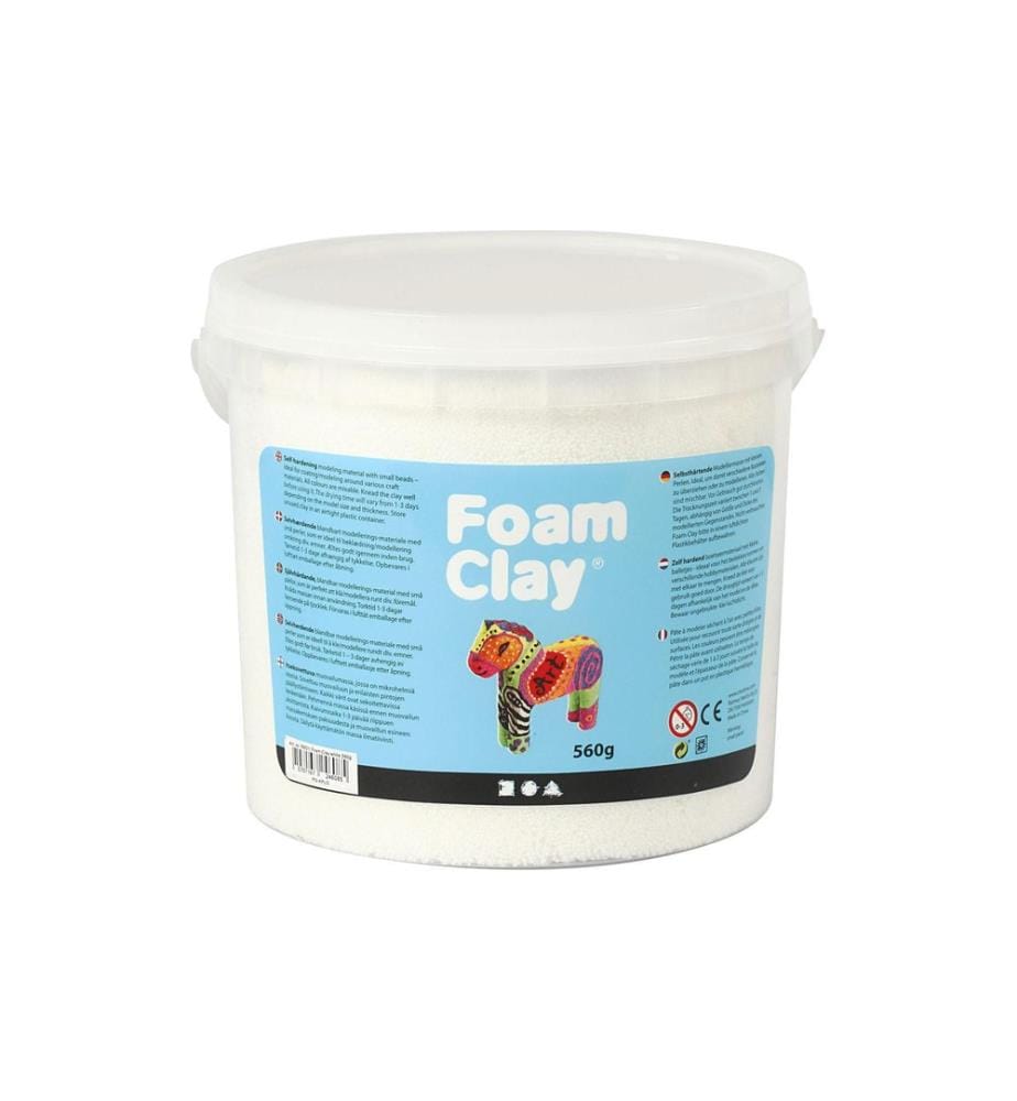 CREATIV COMPANY - Matière à modeler Foam Clay Blanc 560g