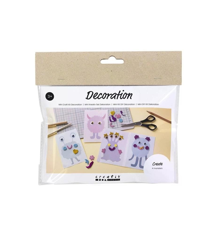 CREATIV COMPANY - Kits de bricolage Collage de monstres