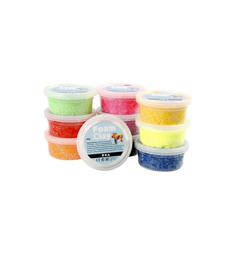 CREATIV COMPANY - Set de modélisation Foam Clay Basic Multicolore