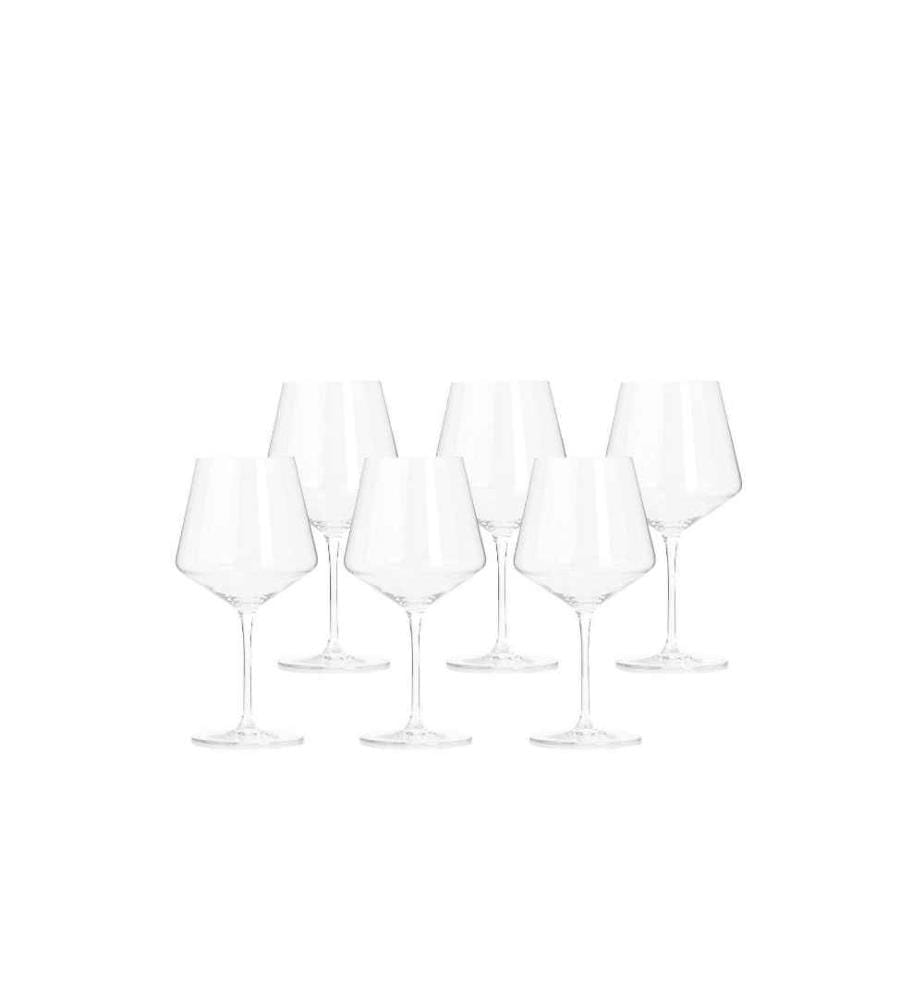 Verre à vin rouge Puccini, Burgunder 730 ml, 6 Pièce/s, Transparent