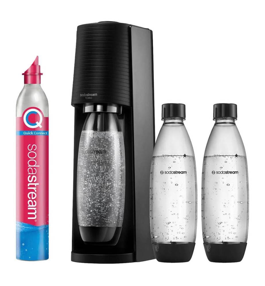 Machine à Gazéifier Terra Noir avec 1 x Cylindre Quick Connect 60 L et 2 x bouteilles Fuse 1 L