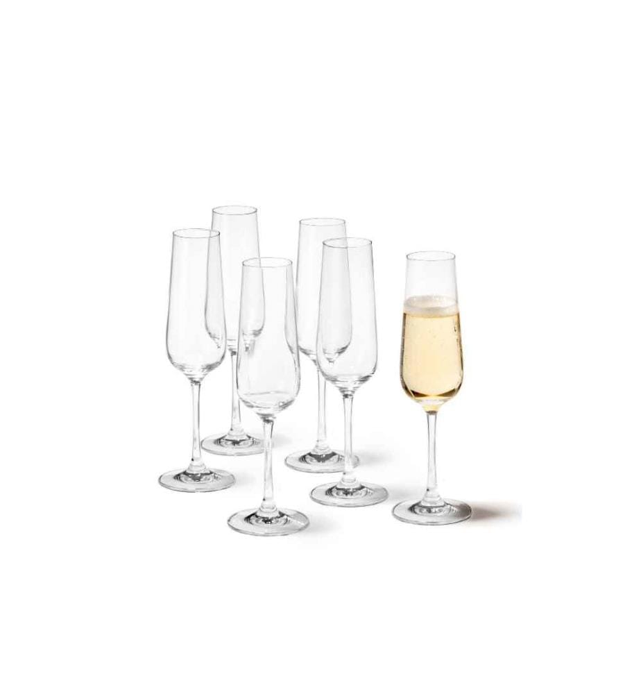 Verre à champagne Tivoli 210 ml, 6 Pièce/s, Transparent