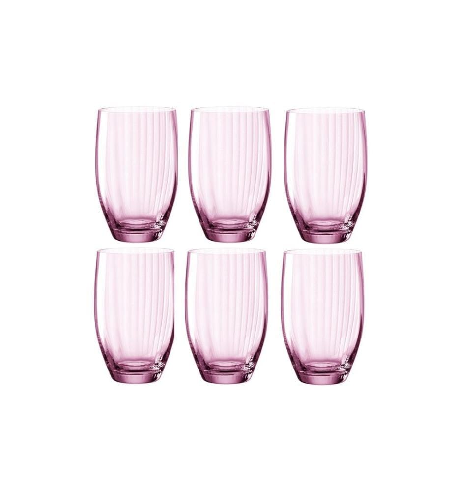Verre à long drink Poesia 460 ml, 6 Pièce/s, Rose