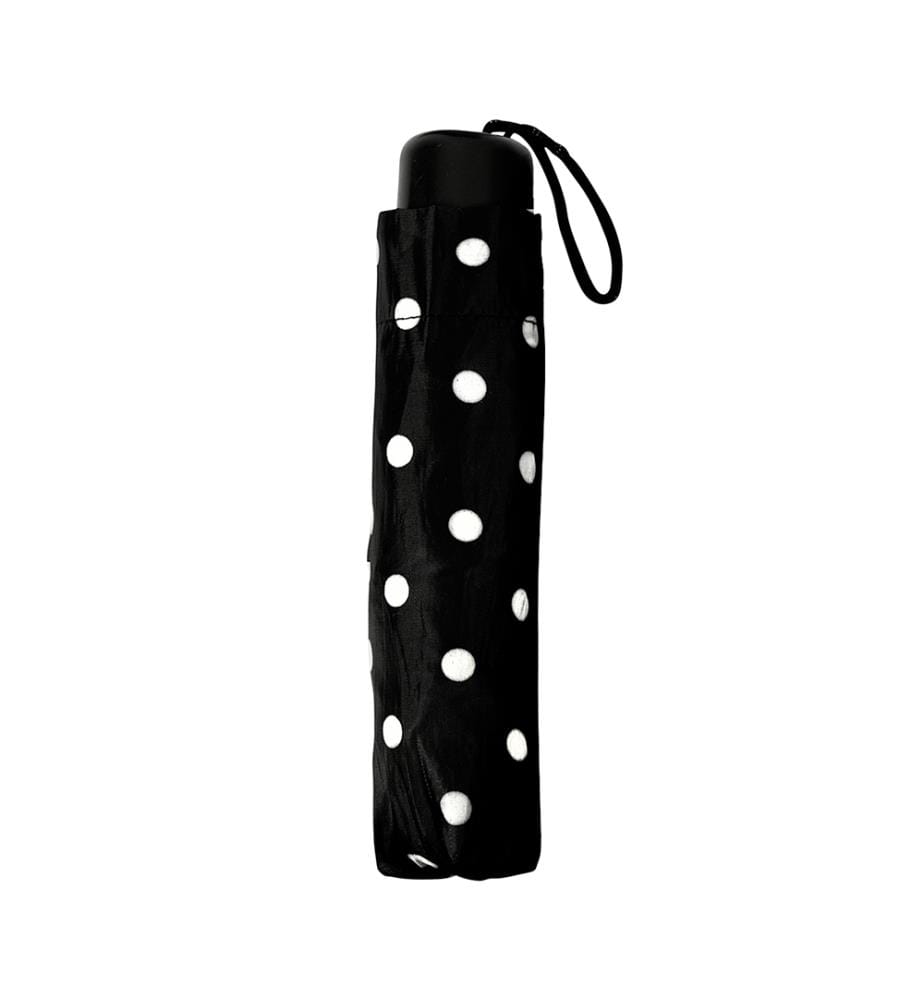 Parapluie Pliant Papillons - Noir Et Blanc