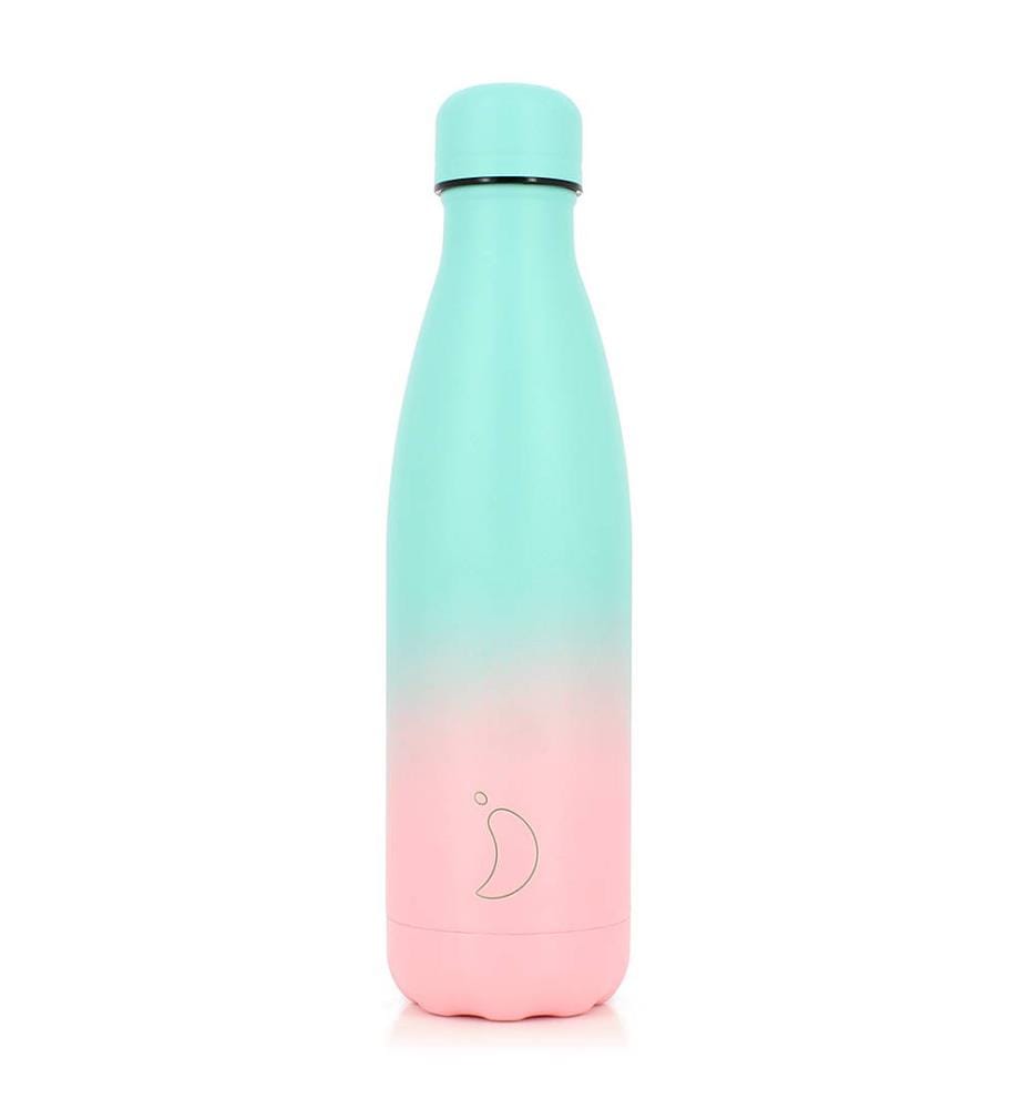 Bouteille Isotherme 500 ml Gradient - Vert et Rose