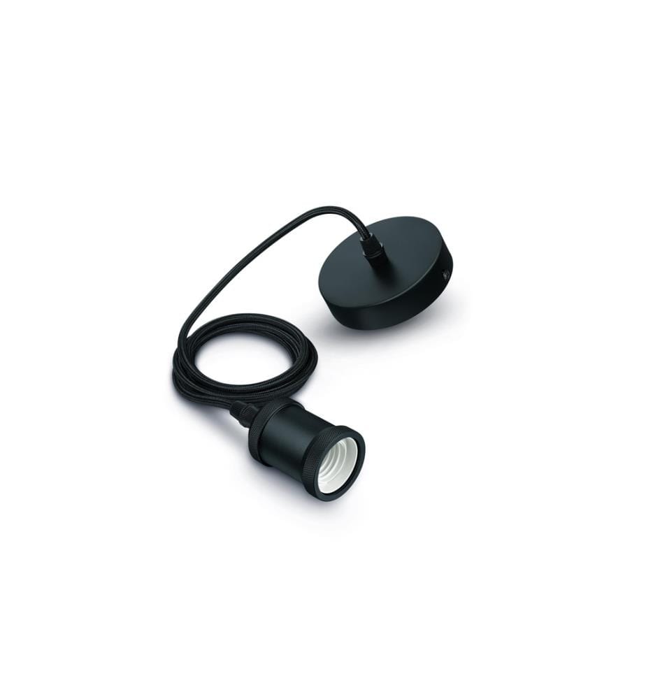 PHILIPS - Lampe suspendue Vintage E27, Noir