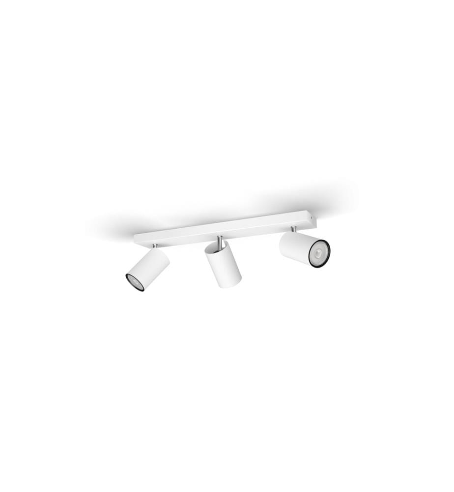 PHILIPS - Spot encastré MyLiving Kosipo, 3 x 5.5W, GU10, blanc