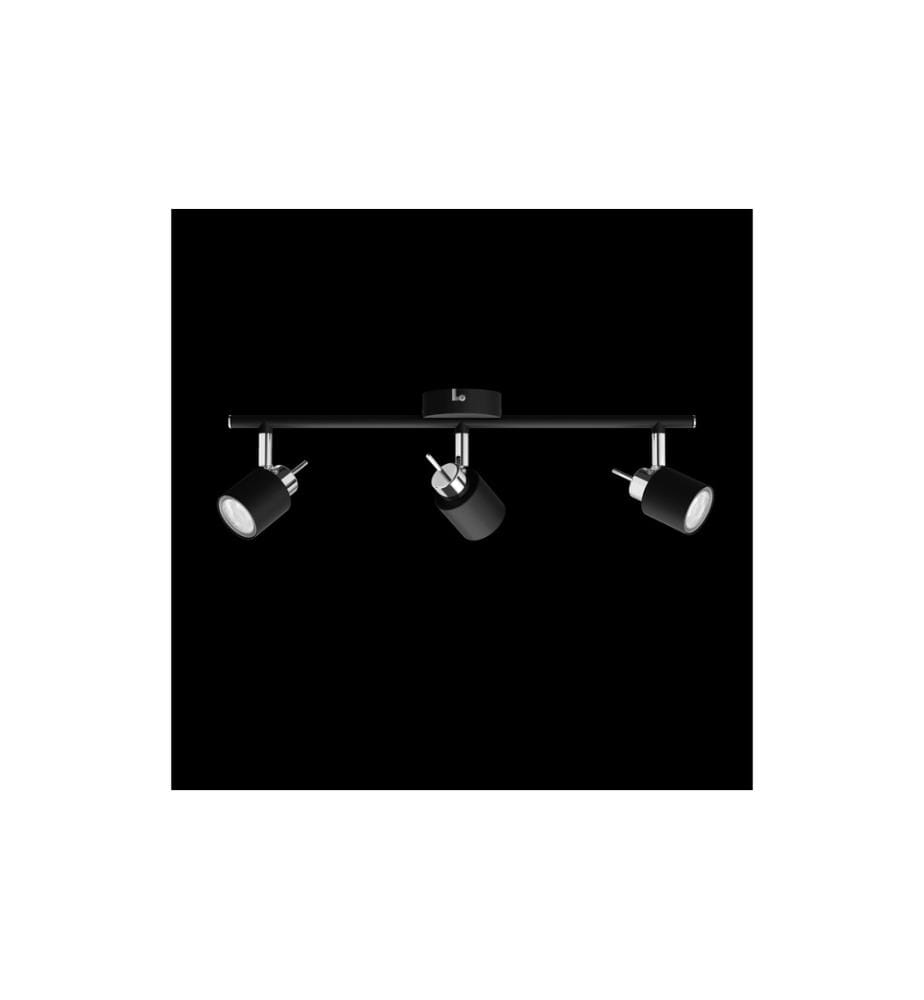 PHILIPS - Spot encastré Meranti 3 x 35W GU10 Noir, sans ampoule