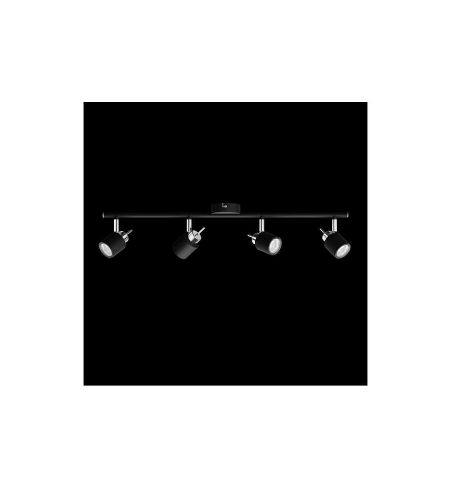 PHILIPS - Spot encastré Meranti, 4 x 35W GU10 Noir, sans ampoule