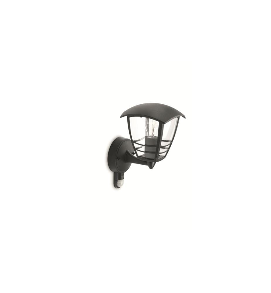 PHILIPS - myGarden IR Applique murale Creek, 60W, noir, sans LM
