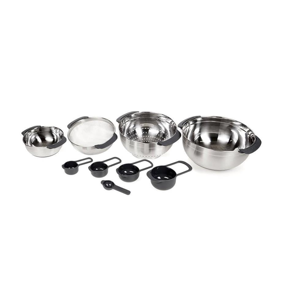 Set pour Préparation des Aliments 9 Pièces en Inox Nest™ 9 - Gris