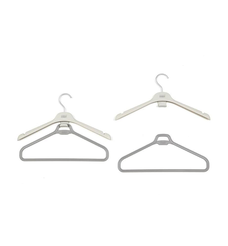 Ensemble de 2 cintres écrus pour vêtements longs Orderly™ - Ecru