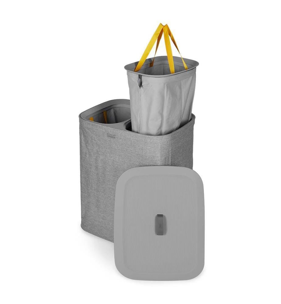 Panier de séparation du linge Tota 90L - Gris
