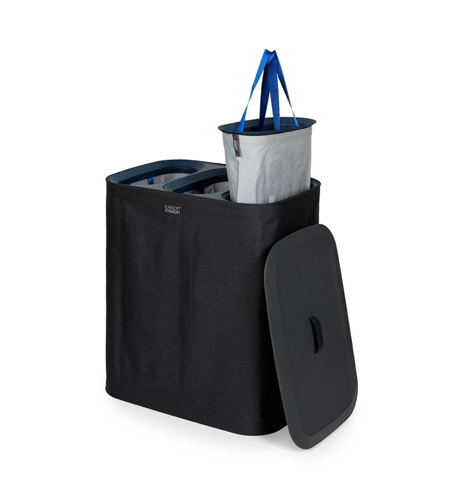 Panier de séparation du linge Tota Pop 90 L - Noir