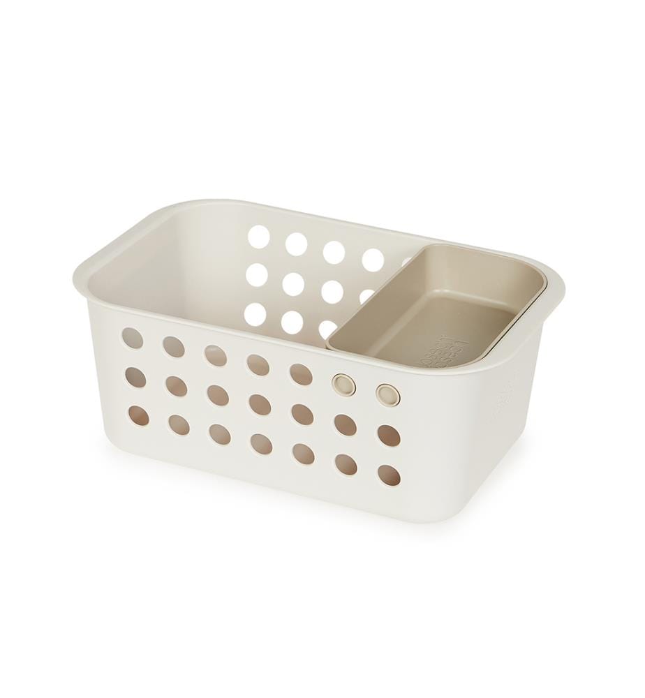 Panier de rangement pour salle de bains - Ecru